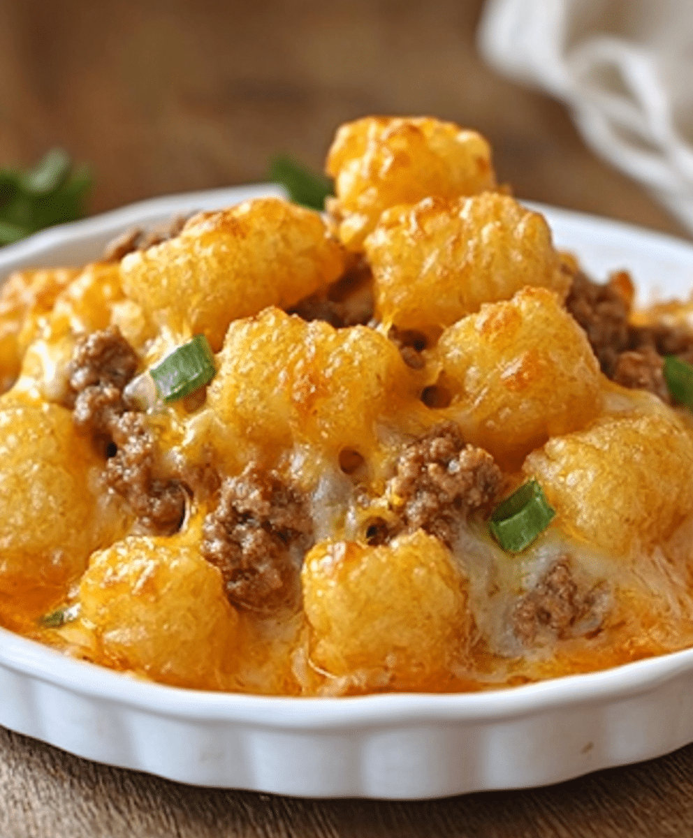 Tater Tot Casserole With Ground Beef Recipe