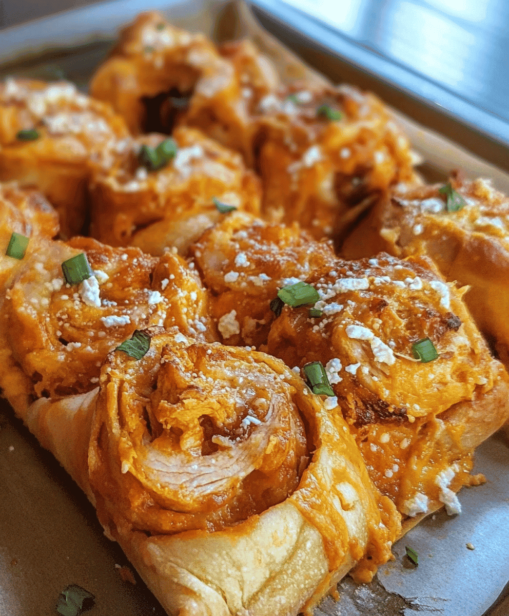 Buffalo Chicken Pizza Rolls Recipe