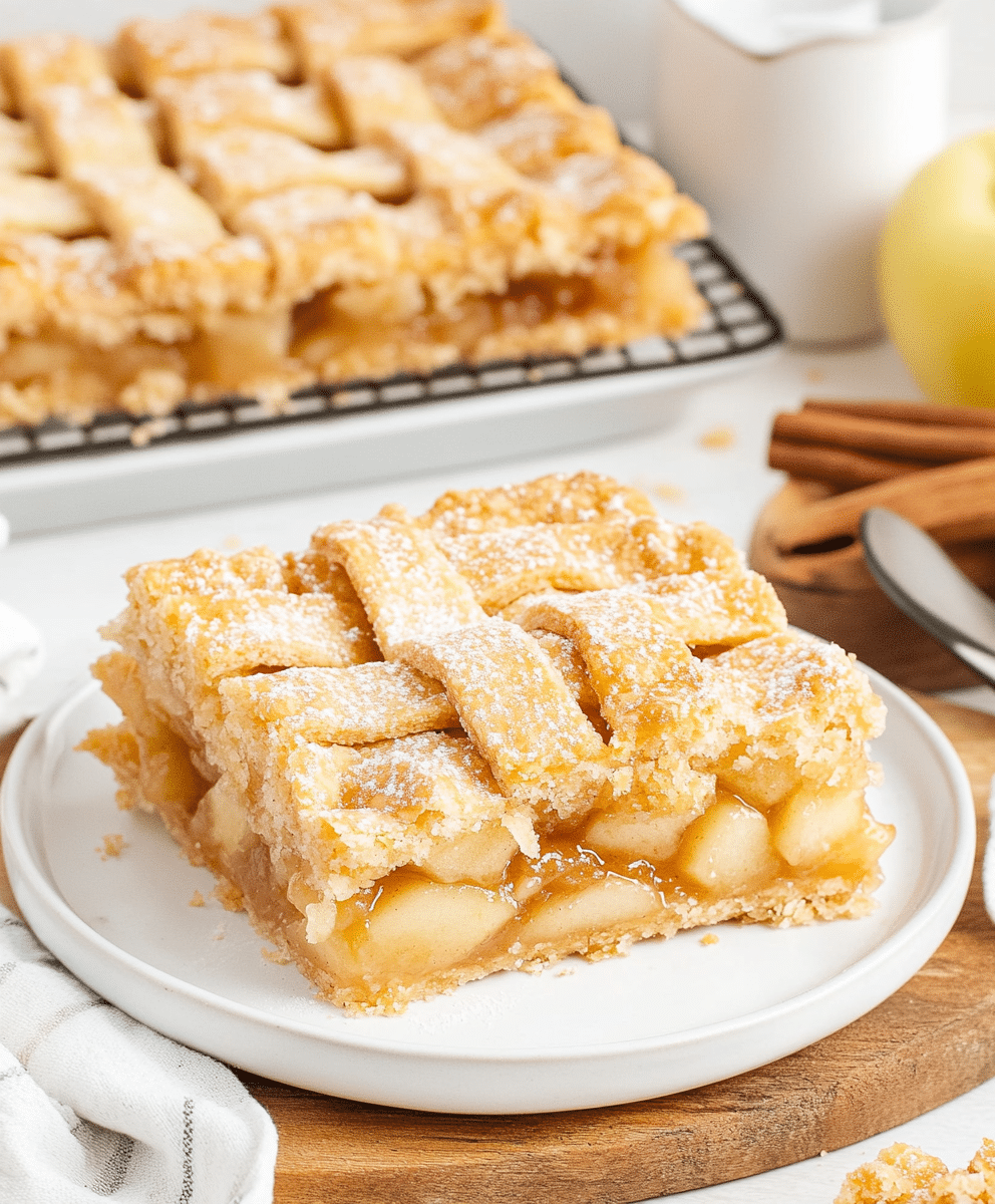 Flaky Apple Pie Bars Recipe