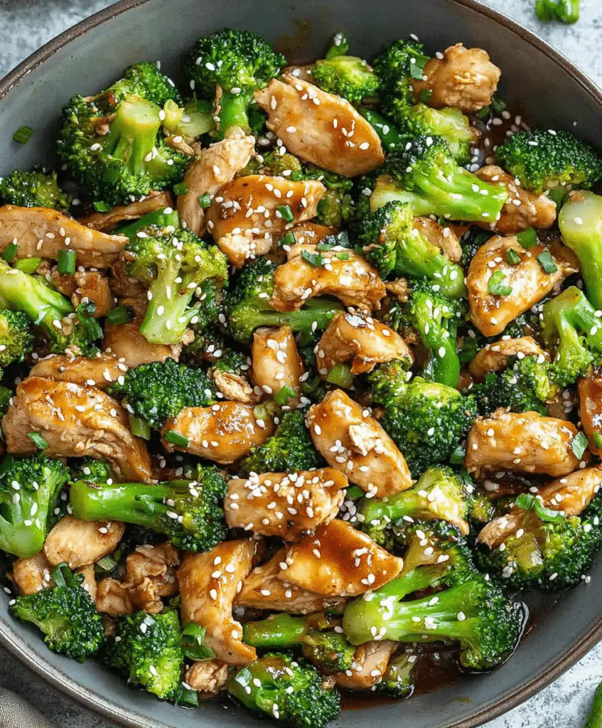 Healthy Chicken And Broccoli Stir Fry Recipe